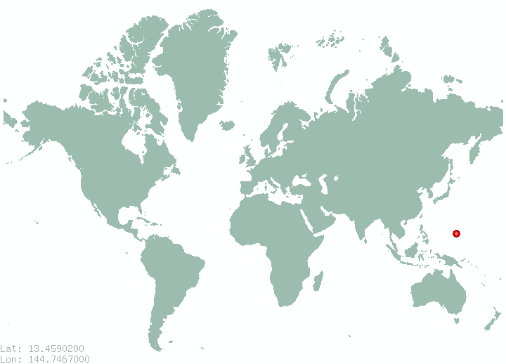 Taigigao in world map