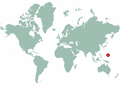 Merizo Village in world map